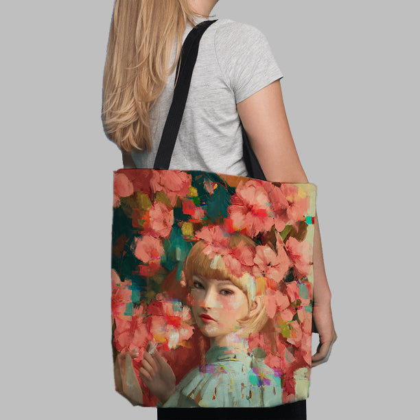 Wallflower Tote Bag - Haze Long Fine Art and Resources Store