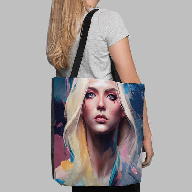 Influencer 01 - WOD with me, bodyweights only Tote Bag - Haze Long Fine Art and Resources Store